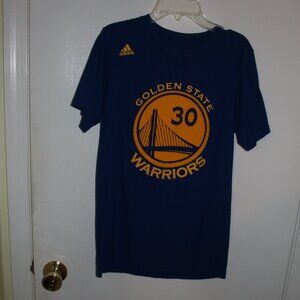 adidas Golden State Warriors Steph Curry The Go-To Tee Puff Print Small
